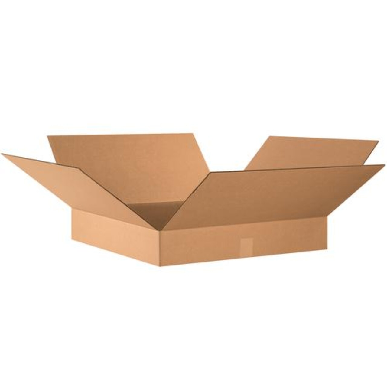 MyBoxSupply 24 x 24 x 4" Flat Corrugated Boxes, 10 Per Bundle